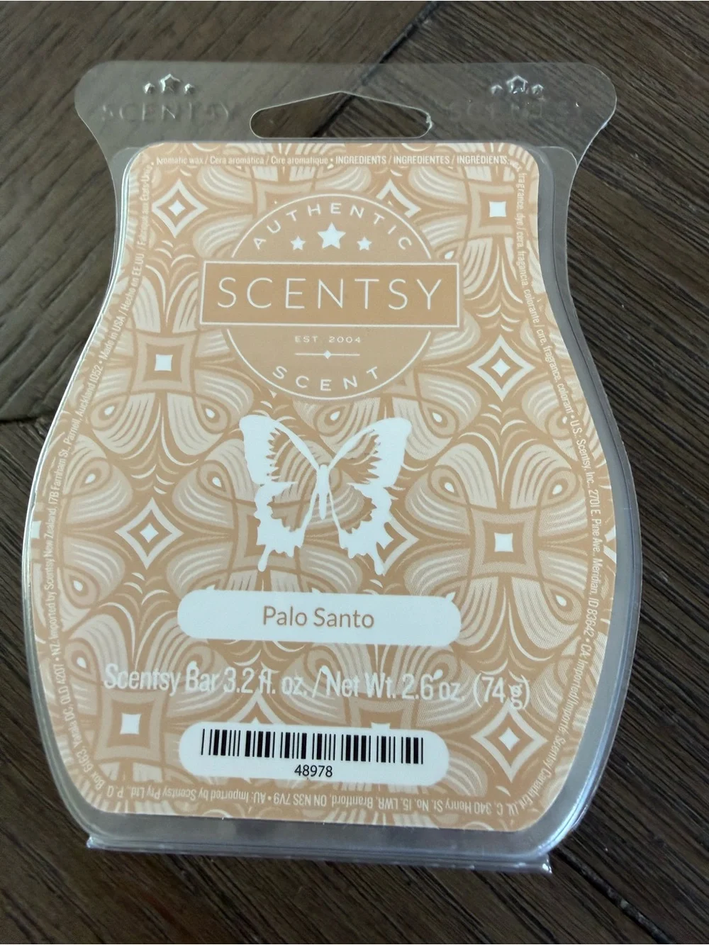 Scentsy Palo Santo Wax Bar – Retired